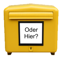 Hütchenspieler Hamburg sein Briefkasten Nr. 3